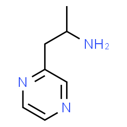 ChemSpider 2D Image | 1-(2-Pyrazinyl)-2-propanamine | C7H11N3