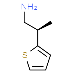 ChemSpider 2D Image | (2R)-2-(2-Thienyl)-1-propanamine | C7H11NS