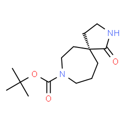 ChemSpider 2D Image | 2-Methyl-2-propanyl (5R)-1-oxo-2,8-diazaspiro[4.6]undecane-8-carboxylate | C14H24N2O3