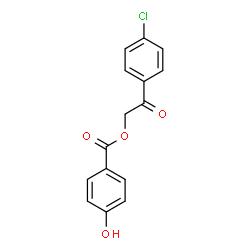 ChemSpider 2D Image | 2-(4-Chlorophenyl)-2-oxoethyl 4-hydroxybenzoate | C15H11ClO4