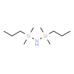 ChemSpider 2D Image | 1,3-Dipropyl-1,1,3,3-tetramethyldisilazane | C10H27NSi2