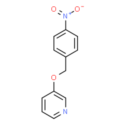 ChemSpider 2D Image | 3-[(4-Nitrobenzyl)oxy]pyridine | C12H10N2O3