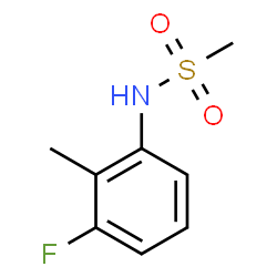 ChemSpider 2D Image | N-(3-Fluoro-2-methylphenyl)methanesulfonamide | C8H10FNO2S