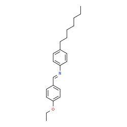 ChemSpider 2D Image | p-Ethoxybenzylidene p-Heptylaniline | C22H29NO