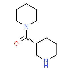 ChemSpider 2D Image | (3R)-3-Piperidinyl(1-piperidinyl)methanone | C11H20N2O