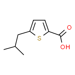 ChemSpider 2D Image | 5-Isobutyl-2-thiophenecarboxylic acid | C9H12O2S