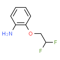 ChemSpider 2D Image | 2-(2,2-difluoroethoxy)aniline | C8H9F2NO