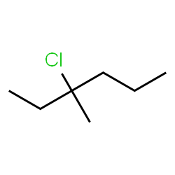 ChemSpider 2D Image | 3-Chloro-3-methylhexane | C7H15Cl