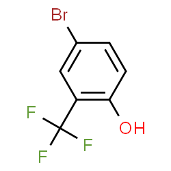 ChemSpider 2D Image | 4-Bromo-2-(trifluoromethyl)phenol | C7H4BrF3O