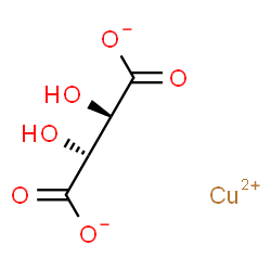 ChemSpider 2D Image | Cupric Tartrate | C4H4CuO6