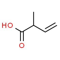 ChemSpider 2D Image | 2-Methyl-3-butenoic acid | C5H8O2