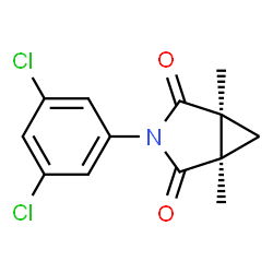 ChemSpider 2D Image | (1R,5S)-3-(3,5-Dichlorophenyl)-1,5-dimethyl-3-azabicyclo[3.1.0]hexane-2,4-dione | C13H11Cl2NO2