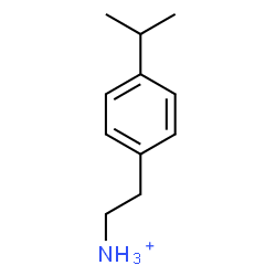 ChemSpider 2D Image | 2-(4-Isopropylphenyl)ethanaminium | C11H18N