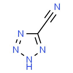ChemSpider 2D Image | 1H-Tetrazole-5-carbonitrile | C2HN5