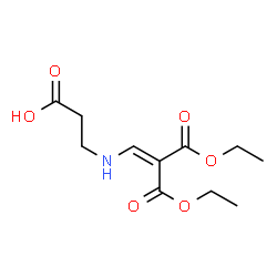 ChemSpider 2D Image | 1,3-Diethyl 2-[[(2-carboxyethyl)amino]methylene]propanedioate | C11H17NO6
