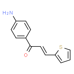 ChemSpider 2D Image | (2E)-1-(4-Aminophenyl)-3-(2-thienyl)-2-propen-1-one | C13H11NOS