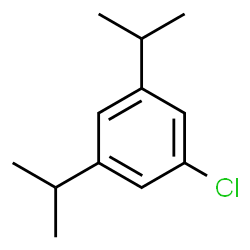 ChemSpider 2D Image | 1-Chloro-3,5-diisopropylbenzene | C12H17Cl
