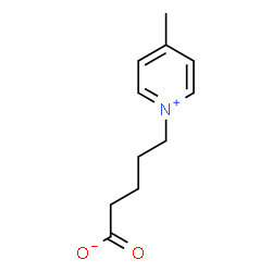 ChemSpider 2D Image | 5-(4-Methyl-1-pyridiniumyl)pentanoate | C11H15NO2