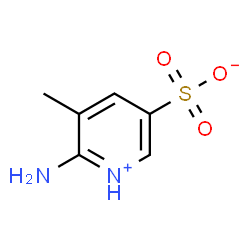 ChemSpider 2D Image | 6-Amino-5-methyl-3-pyridiniumsulfonate | C6H8N2O3S