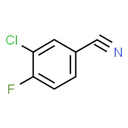 ChemSpider 2D Image | 3-Chloro-4-fluorobenzonitrile | C7H3ClFN
