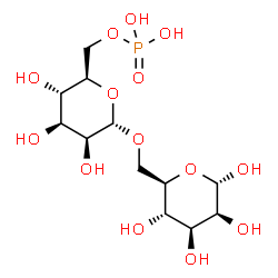 ChemSpider 2D Image | 6-O-(6-O-Phosphono-alpha-D-mannopyranosyl)-alpha-D-mannopyranose | C12H23O14P