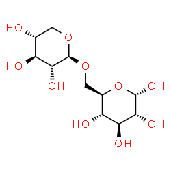 ChemSpider 2D Image | 6-O-beta-D-Xylopyranosyl-alpha-D-glucopyranose | C11H20O10