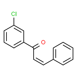 ChemSpider 2D Image | (2Z)-1-(3-Chlorophenyl)-3-phenyl-2-propen-1-one | C15H11ClO