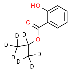 ChemSpider 2D Image | (~2~H_7_)-2-Propanyl salicylate | C10H5D7O3