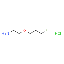 ChemSpider 2D Image | 2-(3-Fluoropropoxy)ethanamine hydrochloride (1:1) | C5H13ClFNO
