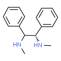 ChemSpider 2D Image | (1S)-N,N'-Dimethyl-1,2-diphenyl-1,2-ethanediamine | C16H20N2