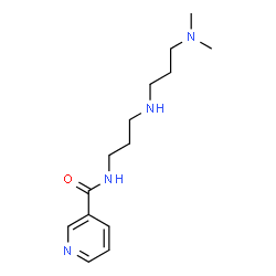 ChemSpider 2D Image | N-[3-(3-Dimethylamino-propylamino)-propyl]-nicotinamide | C14H24N4O