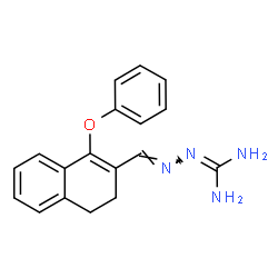 ChemSpider 2D Image | N''-[(E)-(1-Phenoxy-3,4-dihydro-2-naphthalenyl)methylene]carbonohydrazonic diamide | C18H18N4O