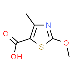 ChemSpider 2D Image | 2-Methoxy-4-methylthiazole-5-carboxylic acid | C6H7NO3S