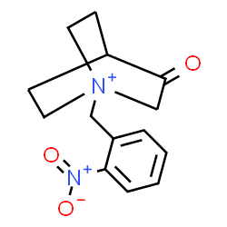 ChemSpider 2D Image | 1-(2-Nitrobenzyl)-3-oxo-1-azoniabicyclo[2.2.2]octane | C14H17N2O3