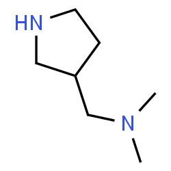 ChemSpider 2D Image | Dimethyl-pyrrolidin-3-ylmethyl-amine | C7H16N2