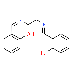 ChemSpider 2D Image | 2-[(E)-({2-[(Z)-(2-Hydroxybenzylidene)amino]ethyl}imino)methyl]phenol | C16H16N2O2