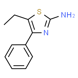 ChemSpider 2D Image | 5-Ethyl-4-phenylthiazol-2-amine | C11H12N2S
