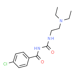 ChemSpider 2D Image | 4-Chloro-N-{[2-(diethylamino)ethyl]carbamoyl}benzamide | C14H20ClN3O2