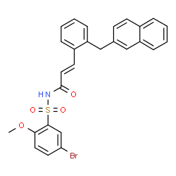 ChemSpider 2D Image | L-798106 | C27H22BrNO4S