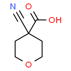 ChemSpider 2D Image | 4-cyanooxane-4-carboxylic acid | C7H9NO3