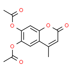 ChemSpider 2D Image | 4-Methyl-6,7-diacetoxycoumarin | C14H12O6