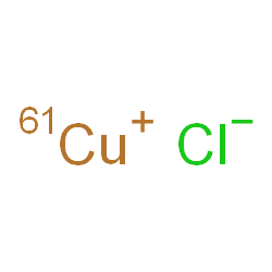 ChemSpider 2D Image | (~61~Cu)Copper(1+) chloride | Cl61Cu