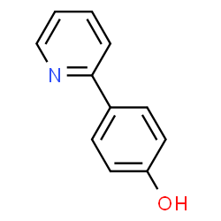 ChemSpider 2D Image | 4-(2-pyridyl)phenol | C11H9NO