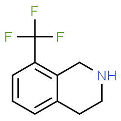 ChemSpider 2D Image | 1,2,3,4-Tetrahydro-8-(trifluoromethyl)isoquinoline | C10H10F3N