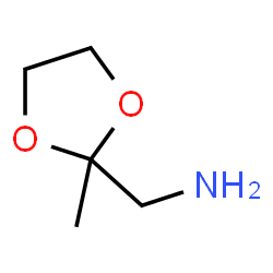 ChemSpider 2D Image | (2-methyl-1,3-dioxolan-2-yl)methanamine | C5H11NO2