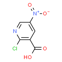ChemSpider 2D Image | 2-Chloro-5-nitronicotinic acid | C6H3ClN2O4
