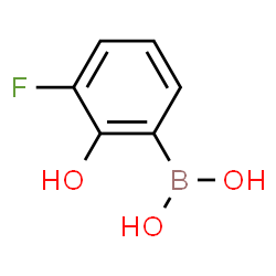 ChemSpider 2D Image | 3-Fluoro-2-hydroxyphenylboronic acid | C6H6BFO3