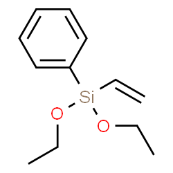 ChemSpider 2D Image | VINYLPHENYLDIETHOXYSILANE | C12H18O2Si