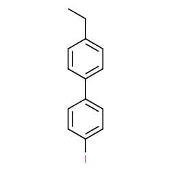 ChemSpider 2D Image | 4-Ethyl-4'-iodobiphenyl | C14H13I