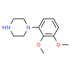 ChemSpider 2D Image | 1-(2,3-Dimethoxyphenyl)piperazine | C12H18N2O2